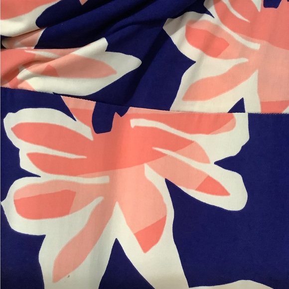 LEOTA Navy Blue Water Lily Maxi Dress SIZE MEDIUM - Picture 10 of 12